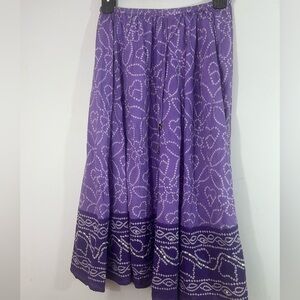 White Stag Purple Prairie Skirt Women’s Small, vintage